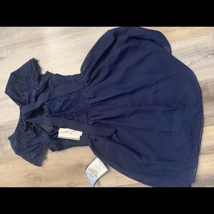 Navy blue special occasion dress